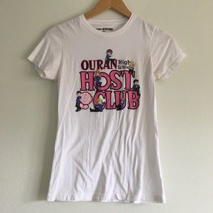 Ouran high school host club white t shirt